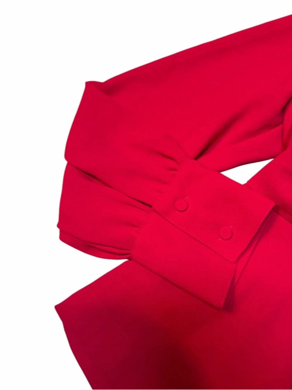 J. Crew Bright Red Wrap Top